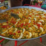 The Paella looking delicious